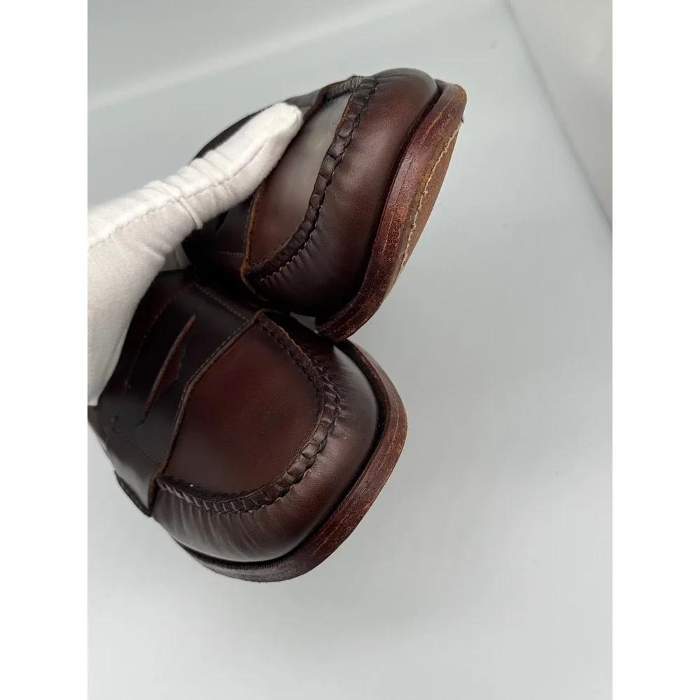 Allen Edmonds Penny Loafers Brown‎ Leather Slip-On Shoes Men's Size 13B USA Made